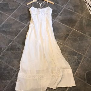 Ivory maxi dress